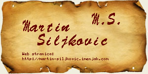 Martin Šiljković vizit kartica